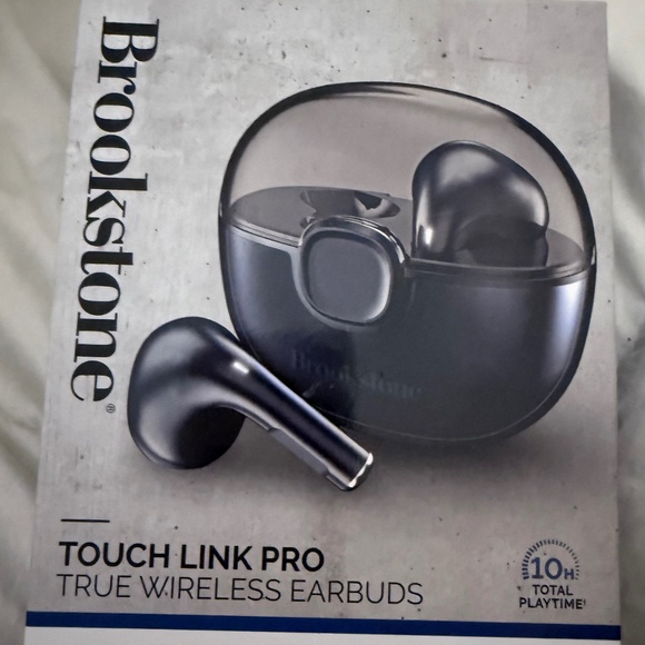 Brookstone Other - Brookstone Touch Link Pro True Wireless Earbuds - Blue